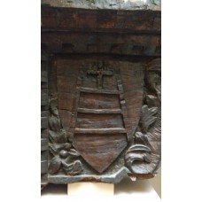 Sienese manufacture, 14th century, shelves, ladder cross